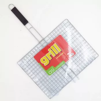 ASI COLLECTION Grillrost 40x30cm verchromter Stahl
