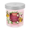 Bolsius Floral Fusion Jasmin & Mango Duftkerze im Glas, 80x72 mm