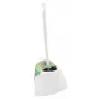 SAUBER Toilettenbürste mit Eckhalterung - Poliertes Chrom, Messing, Freistehend