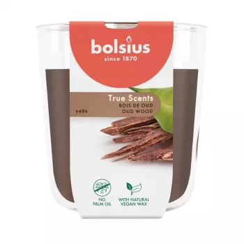 BOLSIUS True Scents Duftkerze im Glas Oud Wood Ø97x85mm