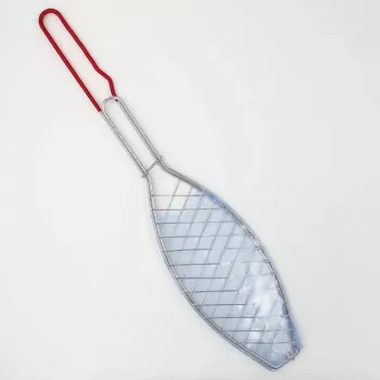 ASI COLLECTION Beidseitiger Fischgrillrost 36x14 cm