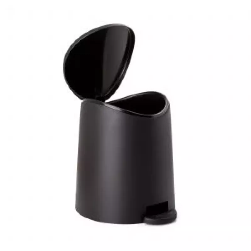 TATAY Badezimmer-Tretmülleimer 3L Standard Schwarz