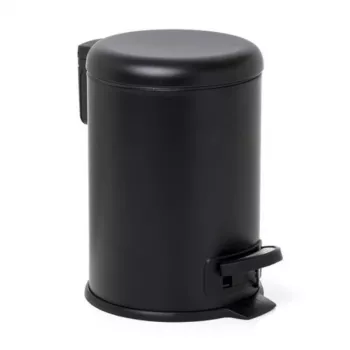 TATAY Tretabfallbehälter 3L Nordic Edelstahl/Schwarz