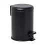 TATAY Tretabfallbehälter 3L Nordic Edelstahl/Schwarz