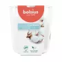 Bolsius True Scents Duftkerze im Glas, Fresh Cotton, Ø97x85 mm