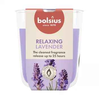 BOLSIUS True Scents Lavendel Duftkerze im Glas Ø80x73mm