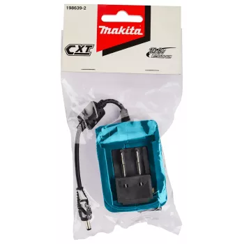Makita CXT 12V max Li-Ion Akku-Adapter mit DC-Hohlstecker-Ausgang (5,5 x 2,1 mm), 2,2A