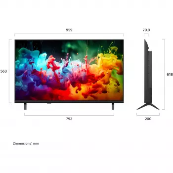 LG 43QNED7EB3C 43 Zoll QNED 4K UHD Smart TV mit webOS 24 und AI Prozessor