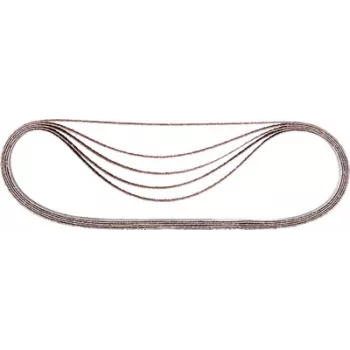 Makita P-43343 Schleifband-Set, 80 Körnung, 533 mm x 13 mm, 5 Stück