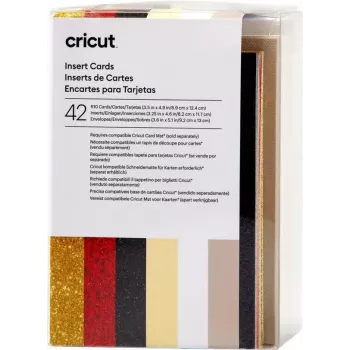 Cricut Insert Cards Glitz & Glam R10 Kartenset Taupe, Creme, Weiß (2009466)