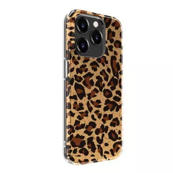Evelatus Apple iPhone 15 Pro Polycarbonat Hülle Leopardenmuster