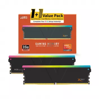 V-Color Manta XSky RGB 16GB DDR5-6000 CL30 EXPO Speichermodul, Schwarz