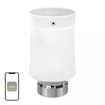 MOES TRV BY100 ZigBee Touch Thermostatkopf