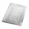 LEITZ A5 genarbte Dokumentenhüllen, 0,13 mm, transparent, 100er-Pack
