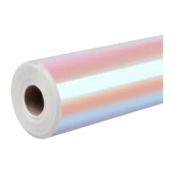 HTVRONT Holografische Selbstklebende Folie, 30,5 cm x 90 cm (Pink-Purple)