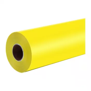 HTVRONT Matte Selbstklebende Folie, 30,5 cm x 180 cm (Zitronengelb)