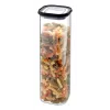 GEFU PANTRY Rechteckiger Behälter 2,5 L Schwarz, Transparent 1 Stück