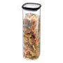 GEFU PANTRY Rechteckiger Behälter 2,5 L Schwarz, Transparent 1 Stück