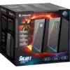 Defender Solar 3 2.0 Bluetooth-Lautsprecher, 10W, LED, USB, Schwarz