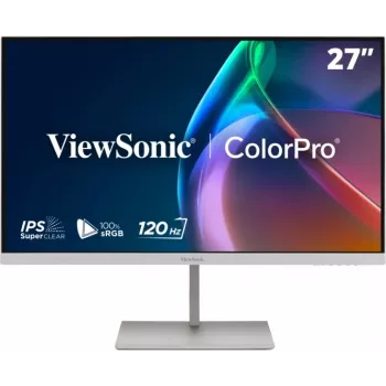 ViewSonic VP2766-2K-W 27 inch QHD IPS 120Hz USB-C Docking-Monitor, Weiß