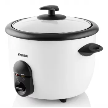 Hyundai HY-RC150 Reiskocher 1,5L 500W Edelstahl Antihaft-Innentopf mit Warmhaltefunktion