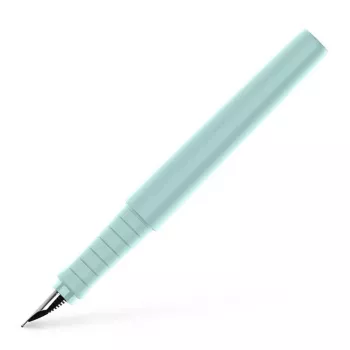 FABER-CASTELL Poly Pen Füllfederhalter Caribic Blue Breit (B) 241010