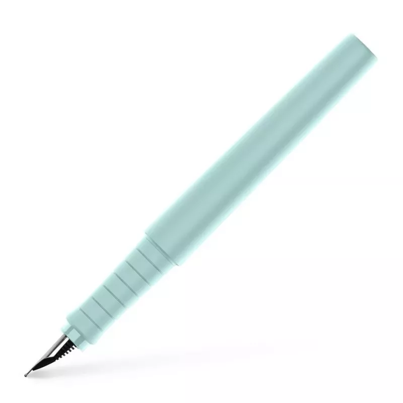 FABER-CASTELL Poly Pen Füllfederhalter Caribic Blue Breit (B) 241010