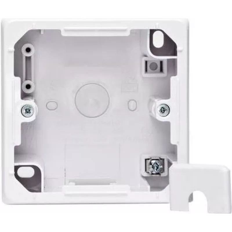 HEINRICH KOPP Kopp Paris 1-Gang Abdeckrahmen, Reinweiß (RAL 9010), Thermoplast, Glänzend 356313009