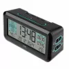 TFA Dostmann 60.2562.01.GB Funkwecker Schwarz Hellblau