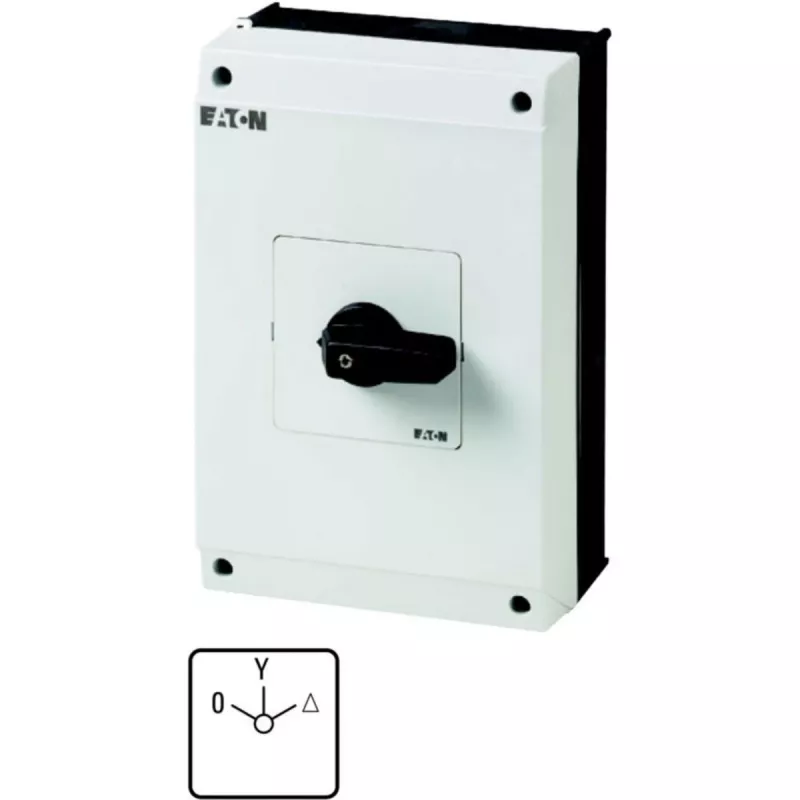 Eaton 207234 T5B-4-8410/I4 Stern-Dreieck-Schalter im Gehäuse, 63 A, 0-Y-Δ, IP65