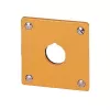 Eaton M22-EY1 Montageplatte, Gelb, Aluminium, IP65, 72 x 72 mm 216542