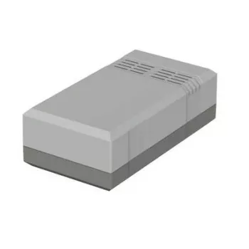 Bopla EG 1240 L Tischgehäuse, 125 x 67 x 40 mm, Polystyrol, Lichtgrau RAL 7035 32124012