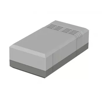 Bopla EG 1240 L Tischgehäuse, 125 x 67 x 40 mm, Polystyrol, Lichtgrau RAL 7035 32124012