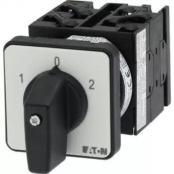 Eaton T0-4-8441/E 3-poliger EIN-AUS Nockenschalter, 20A, 690V, IP65, Schwarz/Weiß 043595