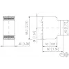 METZ CONNECT 11027613 Multifunktions-Zeitrelais, 24V AC/DC, 2W, 1 CO, 0,05s-100h, DIN-Schiene