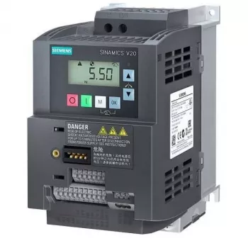 Siemens SINAMICS G120C Kompaktumrichter 1,1 kW mit integriertem Filter, 3 AC 380-480 V, IP20, FSAA 6SL32105BB211BV1