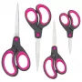 Rapesco Soft Grip Scheren-Set, 4 Teile (1575)