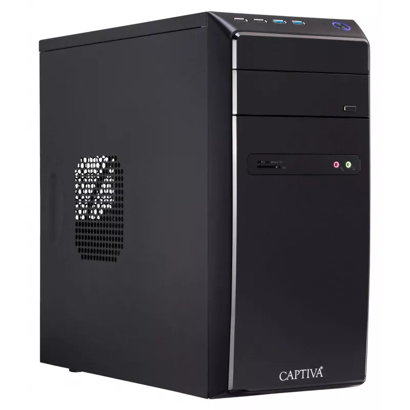 Captiva Business/Office I10-0519 Desktop-PC - Intel Core i5-14400, 16GB RAM, 250GB SSD + 4TB, Windows 11 Home
