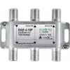 AXING BAB 4-16P - 4-fach Satelliten-Abzweiger, 16 dB Abzweigdämpfung, 5-2400 MHz, F-Anschlüsse