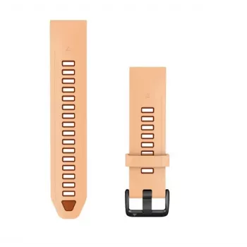 Garmin QuickFit 20 mm Silikon-Armband für Smartwatch – Pink / Autumn Orange 010-14506-03