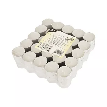 PAPSTAR Teelichter, Weiß, 100 Stück (13302)