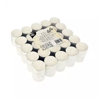PAPSTAR Teelichter, Weiß, 100 Stück (13302)