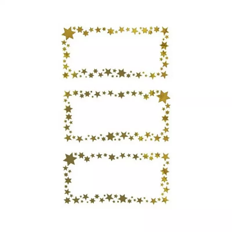 AVERY Zweckform Weihnachtsetiketten Gold, 24 runde Etiketten, 30 mm