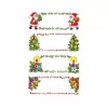AVERY Zweckform Weihnachtsaufkleber, Widmung, mehrfarbig, Papier (52362)