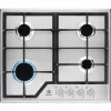 Electrolux KGS6426SX 4-Flammen-Gas-Kochfeld mit Wok-Brenner, Edelstahl