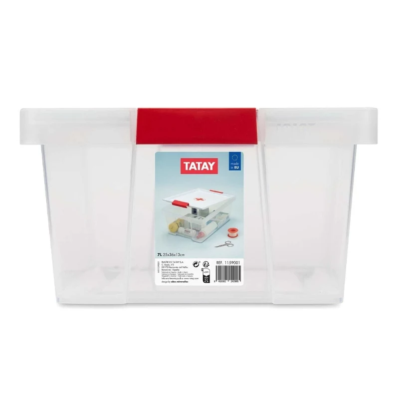 TATAY Dispenser 7L Glas Getränkespender mit Metallständer