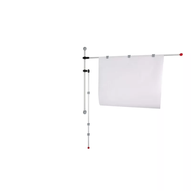 MAUL Planhalterungsschiene 132 cm Wandmontage Silber