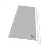 DURABLE 644110 Blanko-Register, Polypropylen, 10 Registerlaschen, Grau, A4