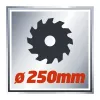Einhell TC-MS 2513 L Kapp- und Zugsäge, 1600 W, 250 mm Sägeblatt, Laserführung, Rot