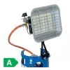 DEDRA Gas-Strahlenheizer für Flasche 4,6kW